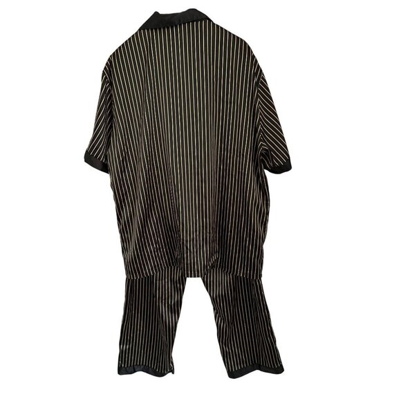 Ekouaer Men Silk Satin Pajamas Set Short Sleeve Button Down Sleepwear Loungewear - Picture 6 of 14